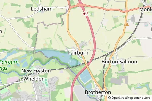 Mapa Fairburn