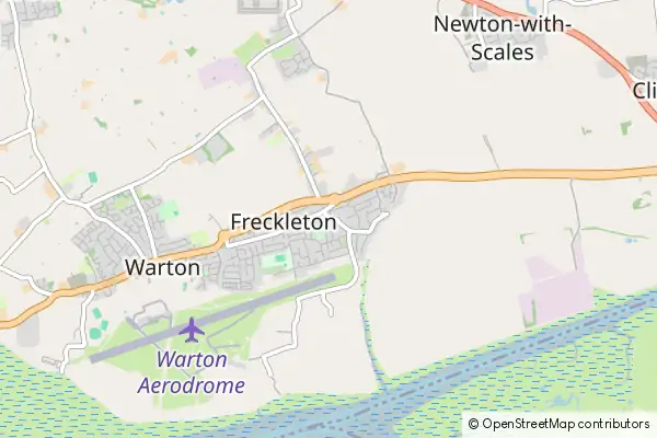 Mapa Freckleton