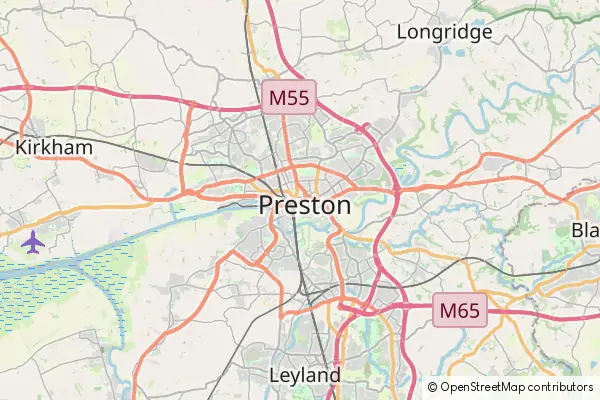 Mapa Preston