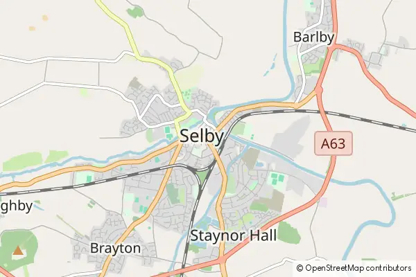 Mapa Selby