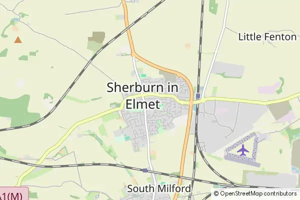 Mapa Sherburn