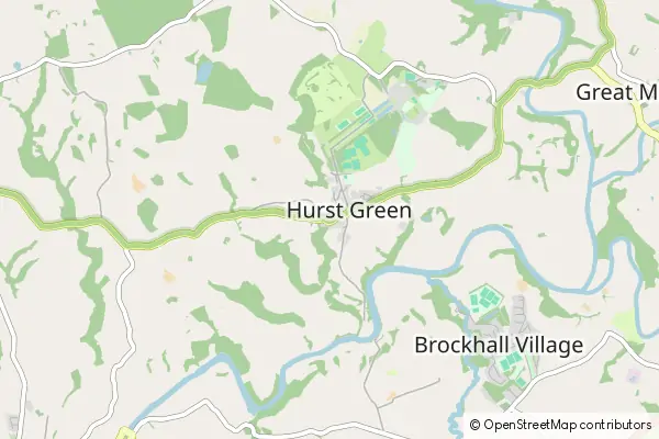 Mapa Hurst Green