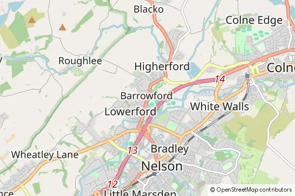 Mapa Barrowford