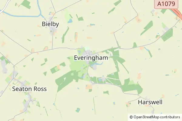 Mapa Everingham