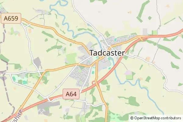 Mapa Tadcaster