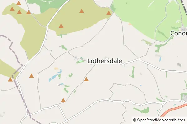 Mapa Lothersdale