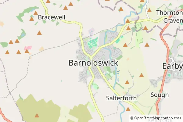 Mapa Barnoldswick