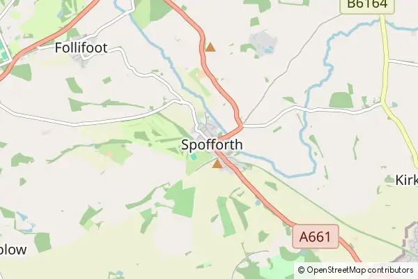 Mapa Spofforth