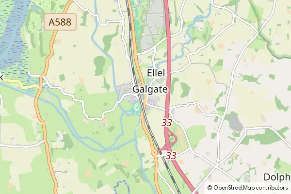 Mapa Galgate