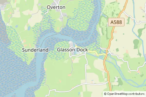 Mapa Glasson Dock