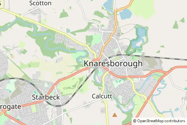 Mapa Knaresborough