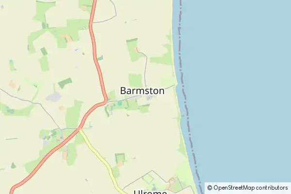 Mapa Barmston