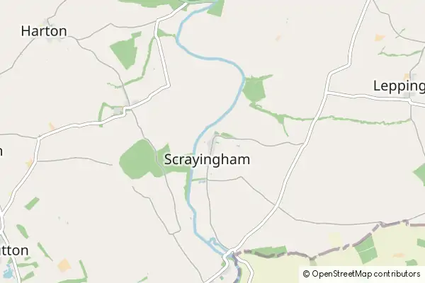 Mapa Scrayingham