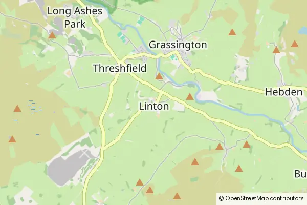 Mapa Linton-in-Craven