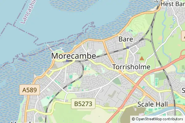 Mapa Morecambe