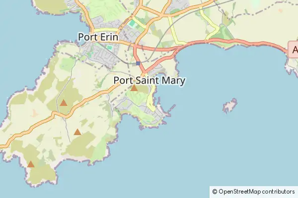 Mapa Port St. Mary