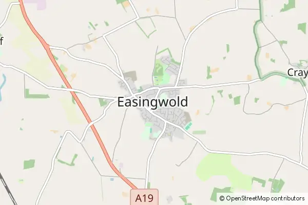 Mapa Easingwold