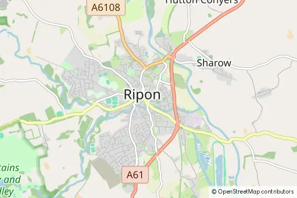 Mapa Ripon