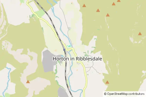 Mapa Horton-in-Ribblesdale