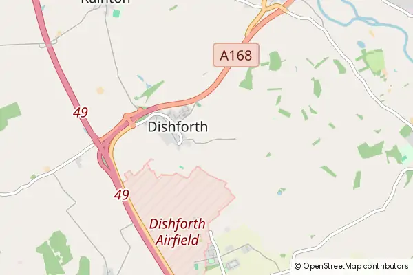 Mapa Dishforth