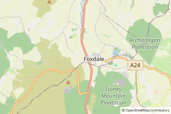 Mapa Foxdale