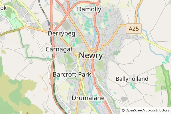 Mapa Newry