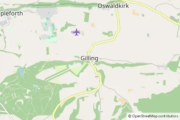 Mapa Gilling East