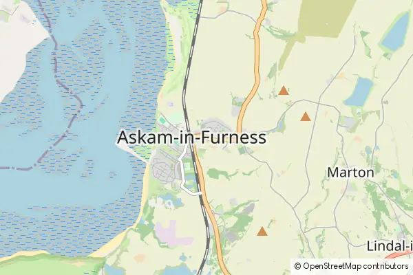 Mapa Askam in Furness