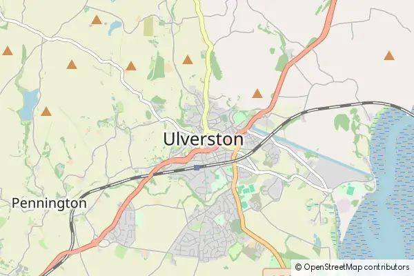 Mapa Ulverston