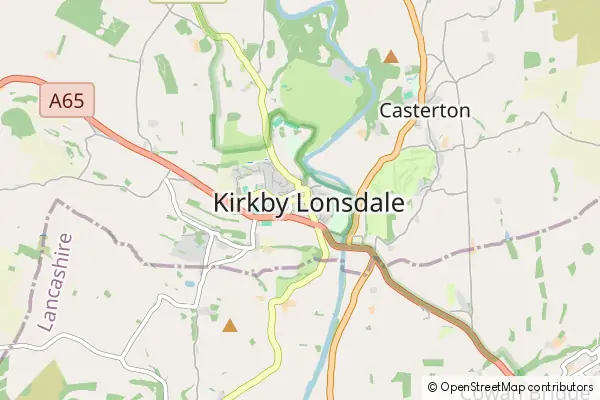 Mapa Kirkby Lonsdale