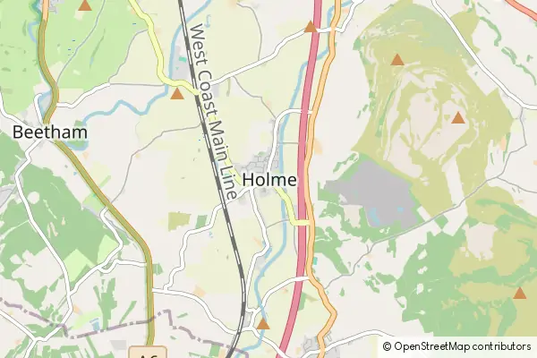 Mapa Holme