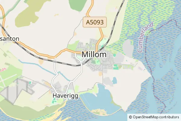 Mapa Millom