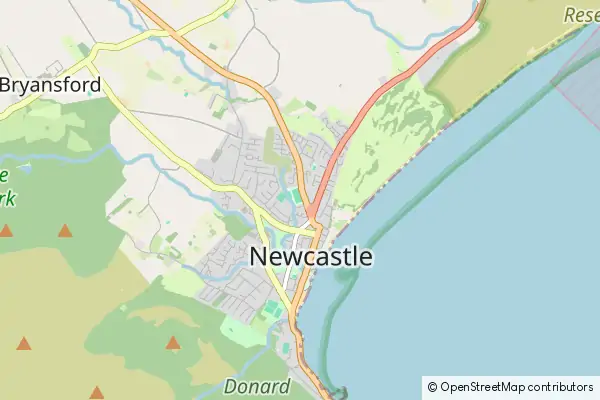 Mapa Newcastle