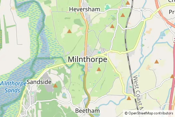 Mapa Milnthorpe