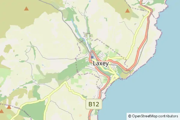 Mapa Laxey