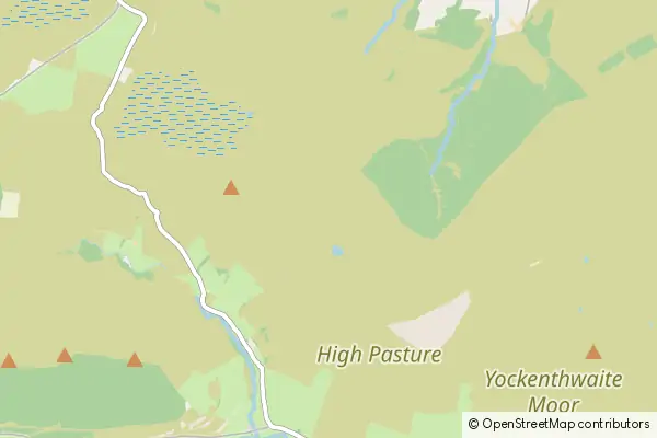 Mapa Park Narodowy Yorkshire Dales