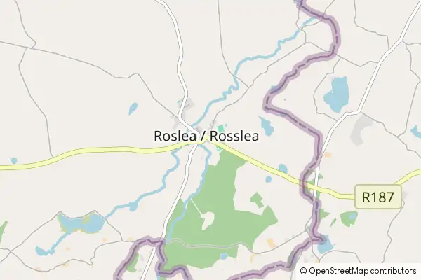 Mapa Roslea