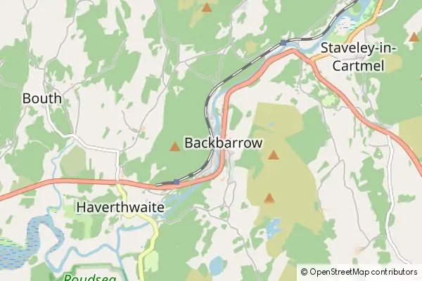Mapa Backbarrow