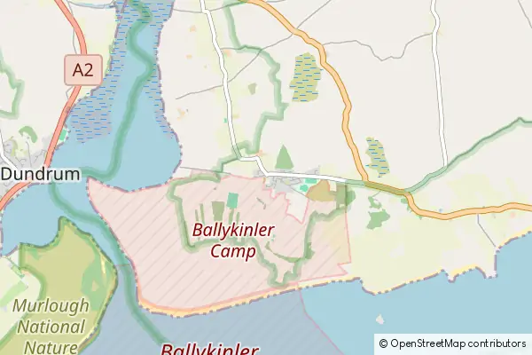 Mapa Ballykinler