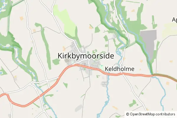 Mapa Kirkbymoorside