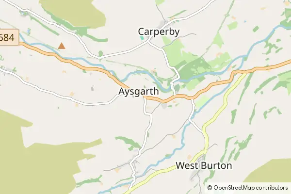 Mapa Aysgarth