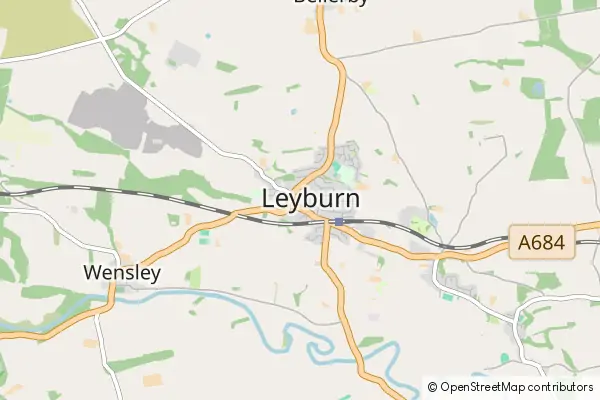Mapa Leyburn