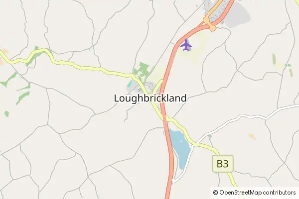 Mapa Loughbrickland