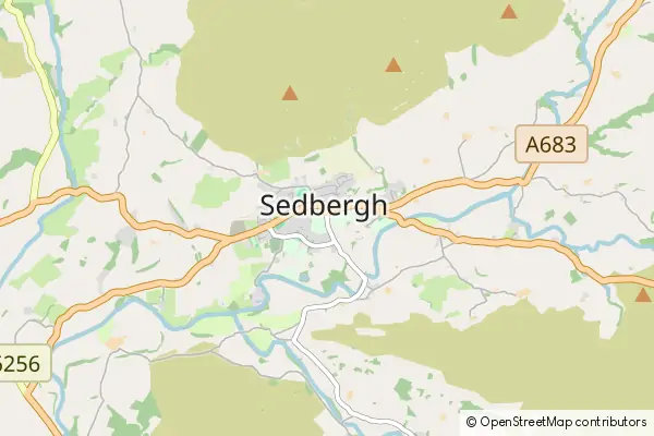 Mapa Sedbergh