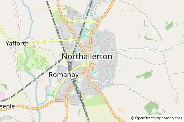 Mapa Northallerton