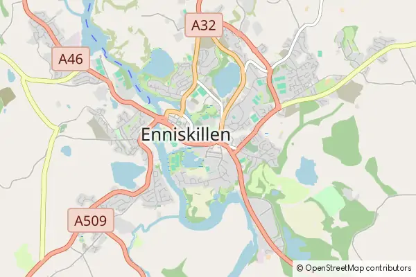 Mapa Enniskillen