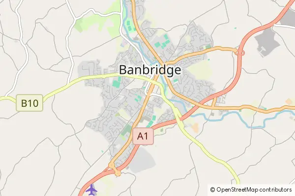 Mapa Banbridge