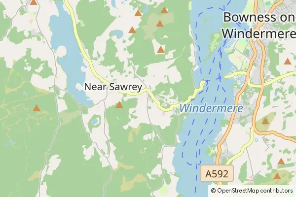 Mapa Near Sawrey