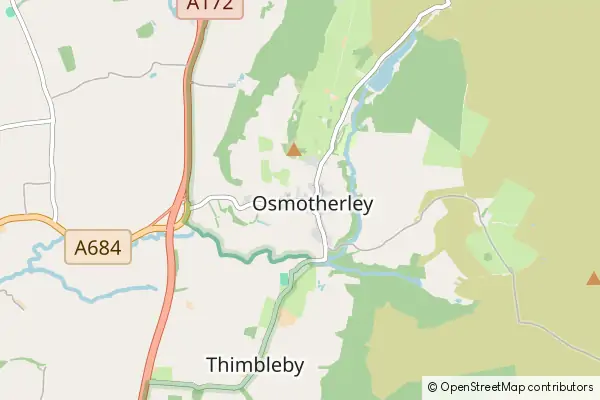 Mapa Osmotherley