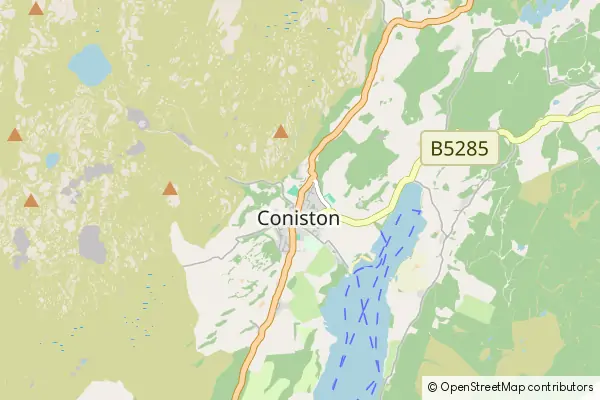 Mapa Coniston